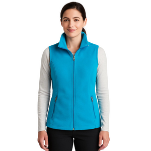 Eddie Bauer Blue Fleece Polartec Vest Jacket Size XL